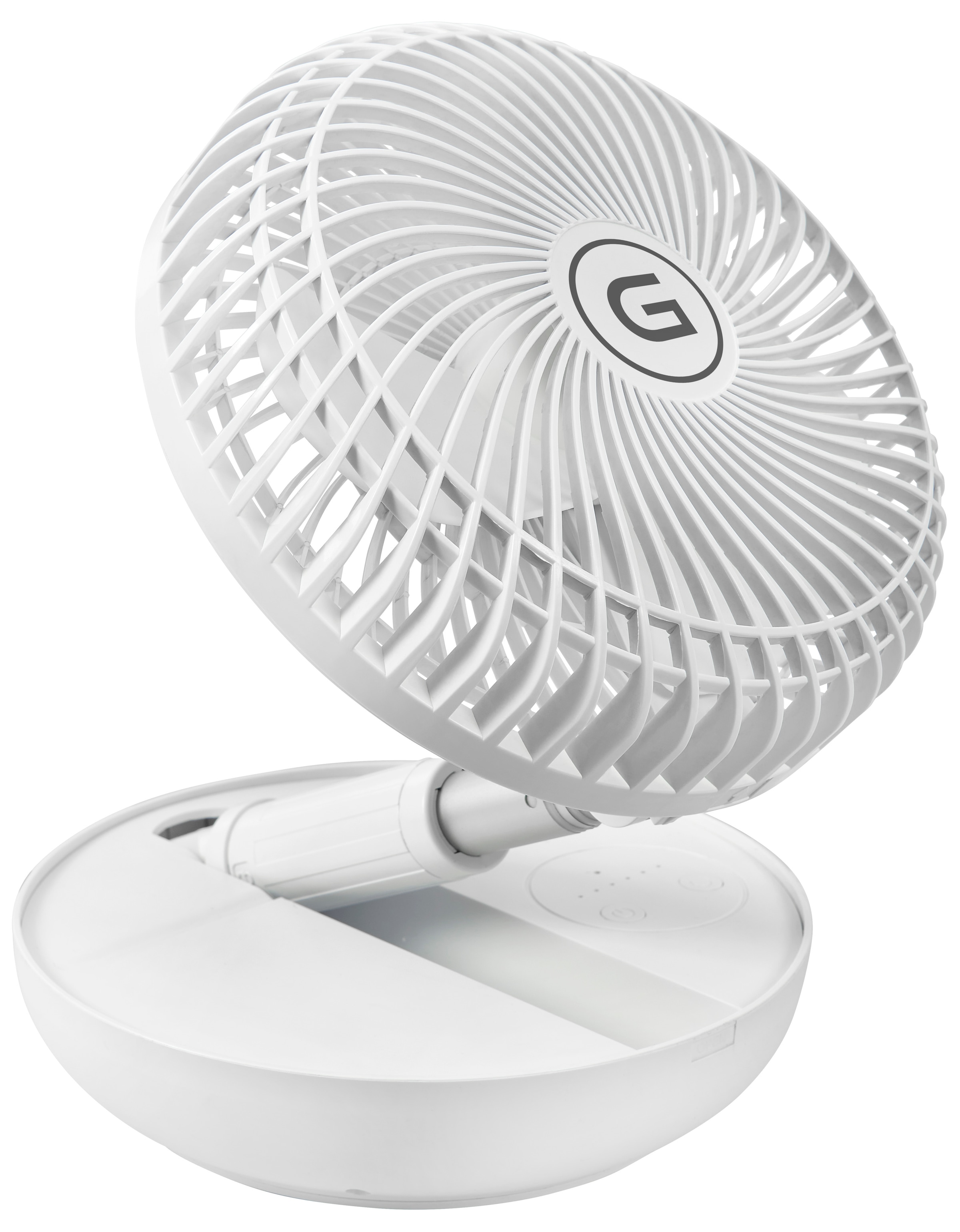 Gutfels Tischventilator »»VENTI 3030 R«« 17 cm Durchmesser klappbar mit 4 Stufen, 20 Std. Akkulaufzeit, mit Powerback Funktion