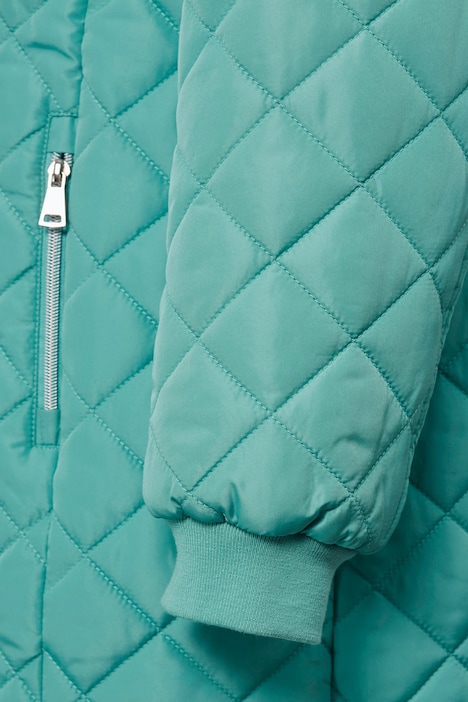 Steppjacke, Kapuze, Druckknöpfe, Langarm