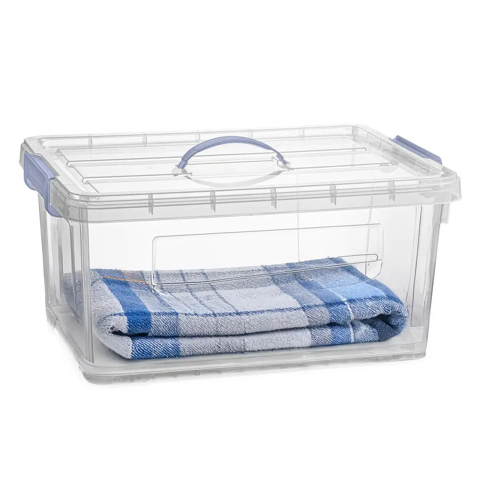 Plasticforte Opslagbox AZUL - transparant - 34 liter