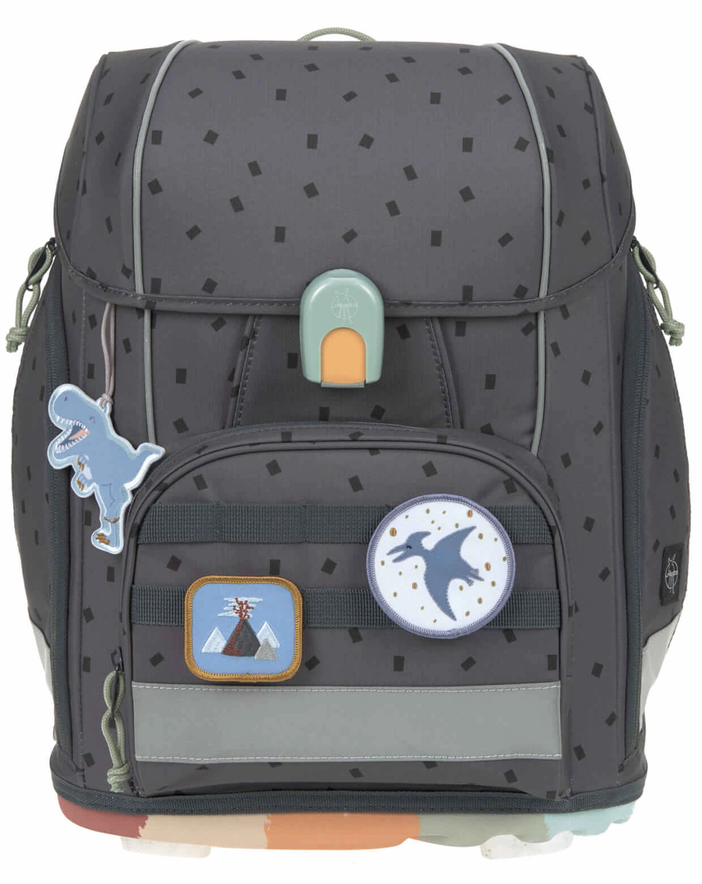 Schulranzen-Set BOXY UNIQUE (30x25x42) 7-teilig in speckles anthracite