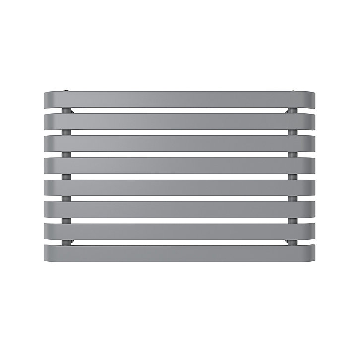 Radiateur eau chaude GoodHome Wilsona Horizontal Gris 605 W