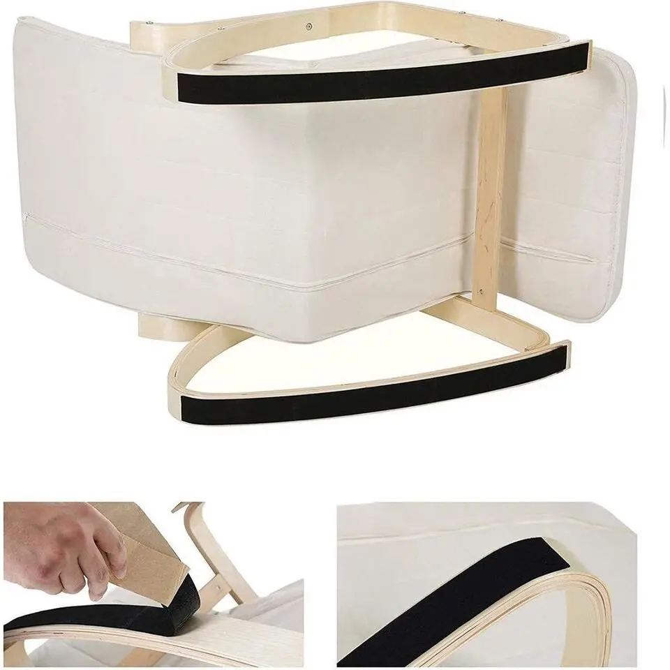 Schommelstoel - Relaxstoel - Verstelbaar 5 standen - Beige