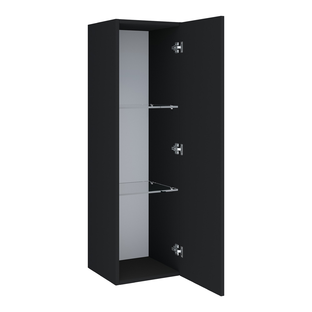 Brauer Trust kolomkast 120cm links- of rechtsdraaiend zwart mat