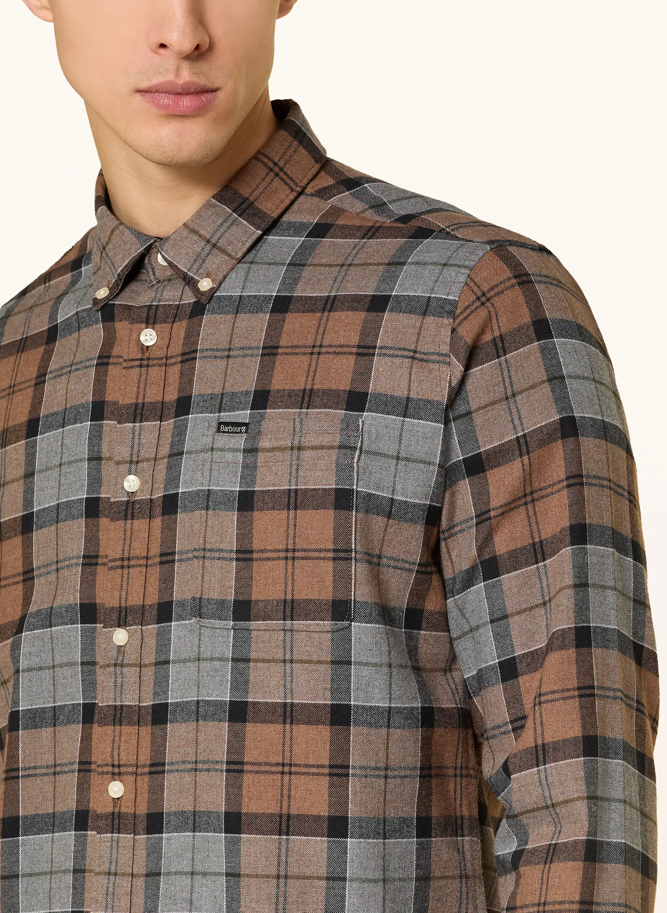 Barbour Flanellhemd RASAY Tailored Fit