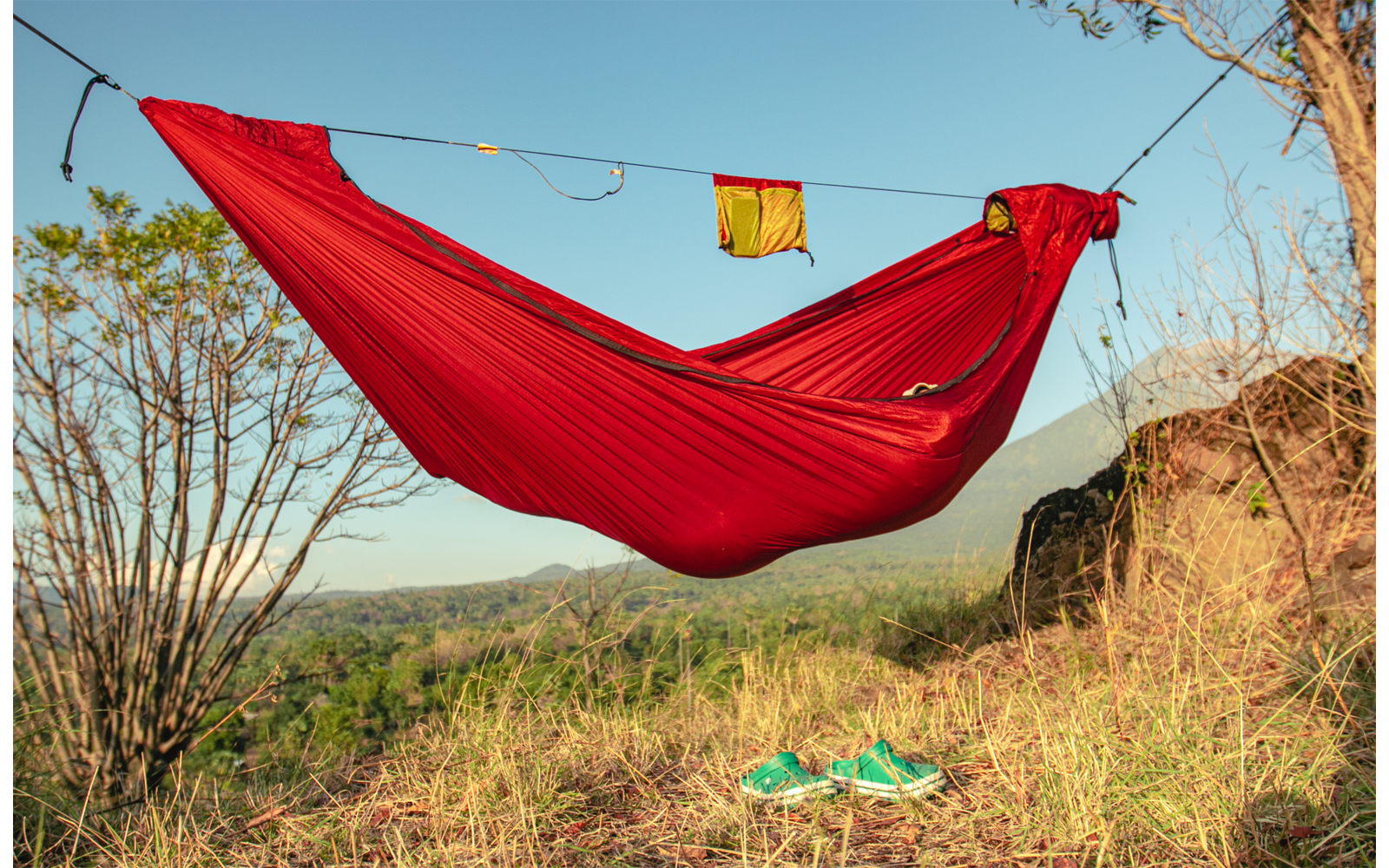 Ticket to the Moon Original Pro Hammock Hängematte 325 x 200 cm Burgundy