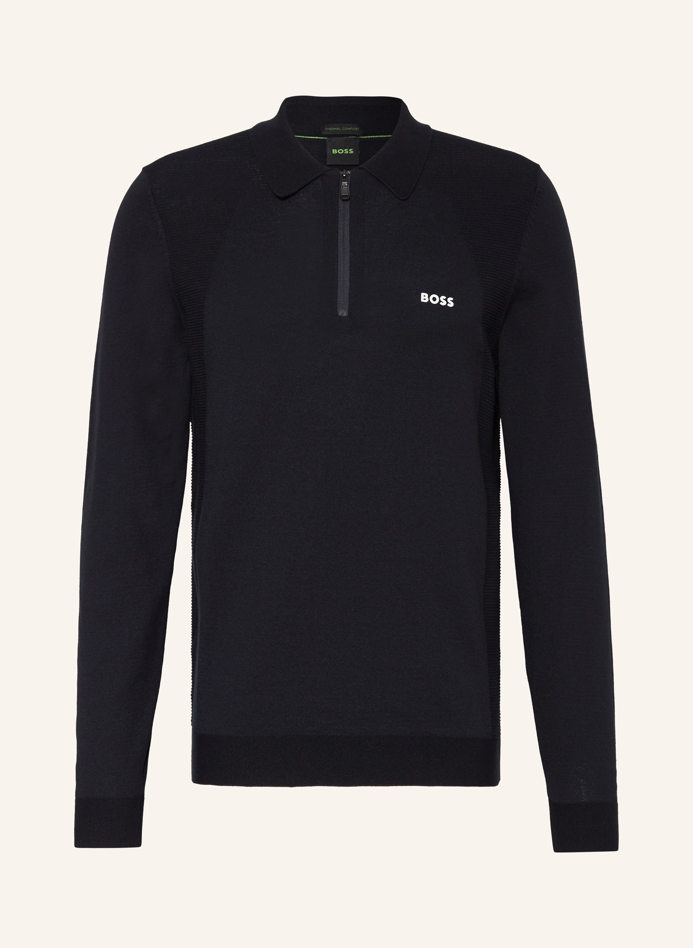BOSS Strick-Poloshirt MOMENTUM_LITE