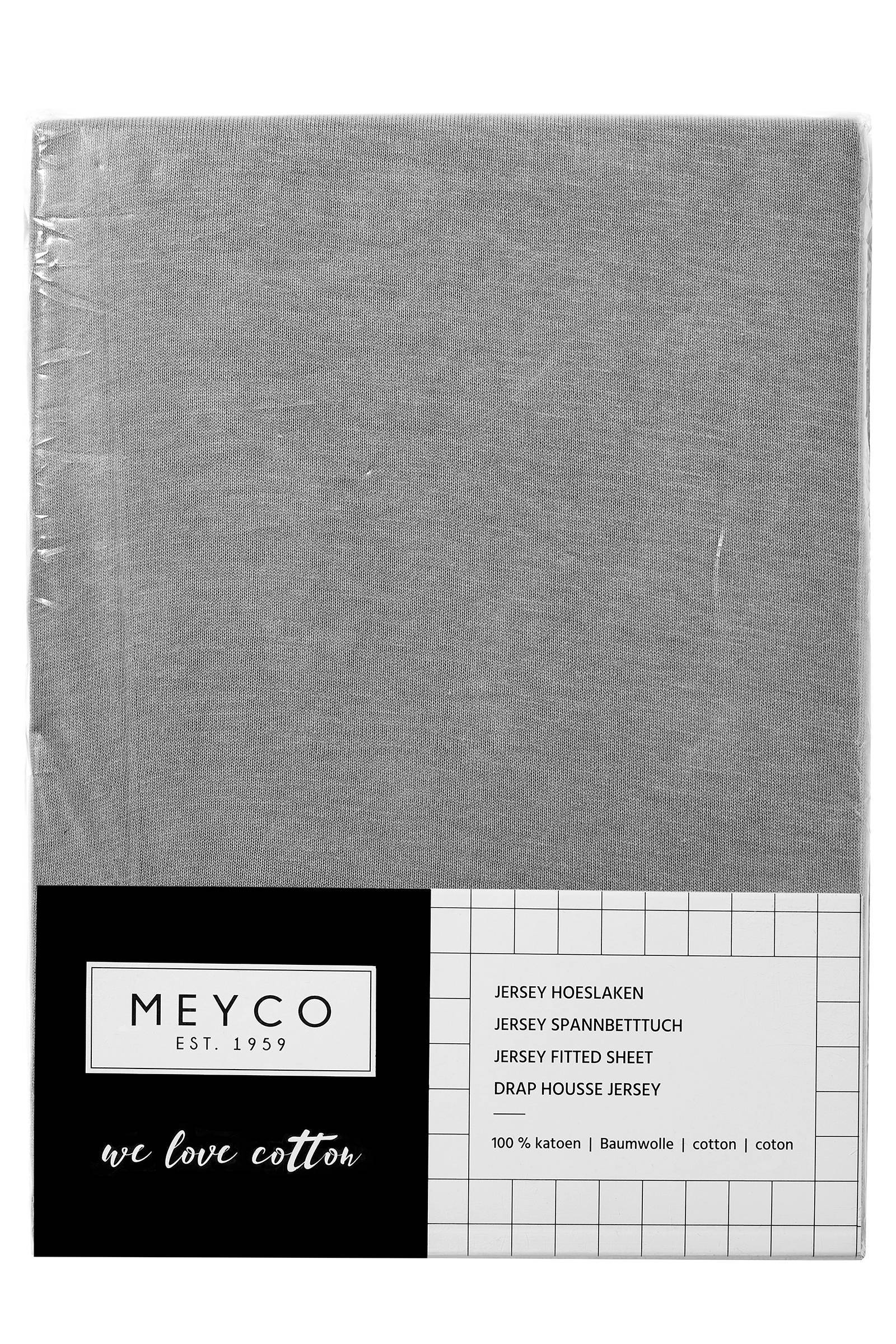 Meyco jersey baby hoeslaken wieg 40x80/90 cm