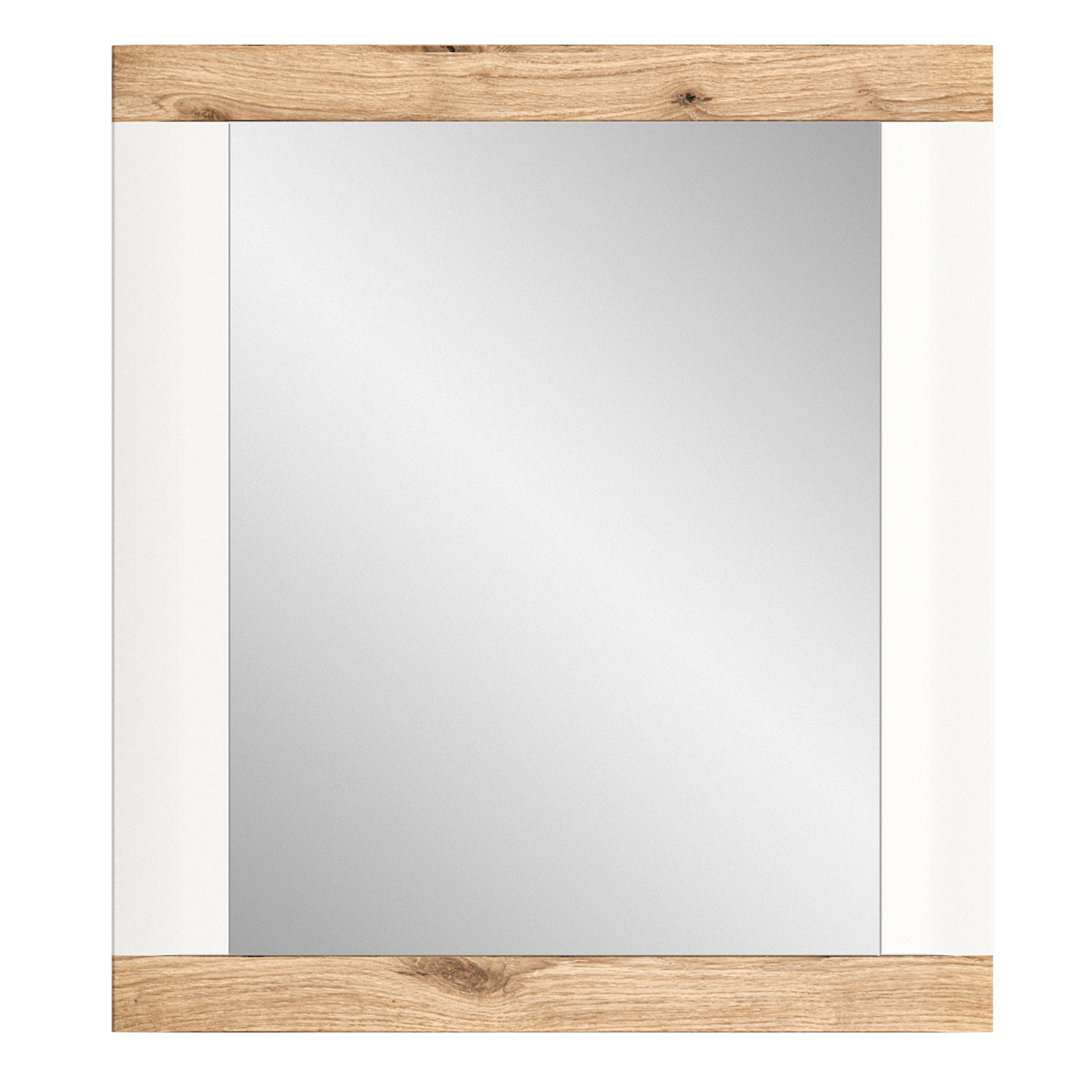 Spiegel LAREDO - weiß - Nox Oak - 73x82 cm