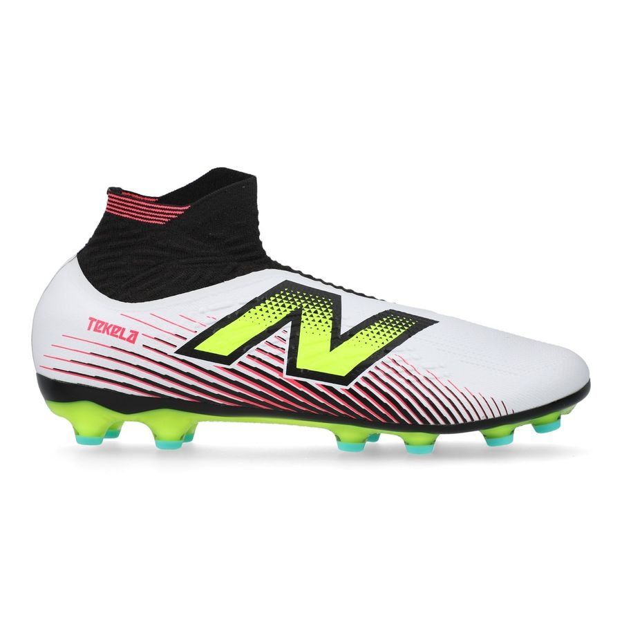 New Balance Tekela V4 Pro AG - Blanc/Violet/Jaune Fluo