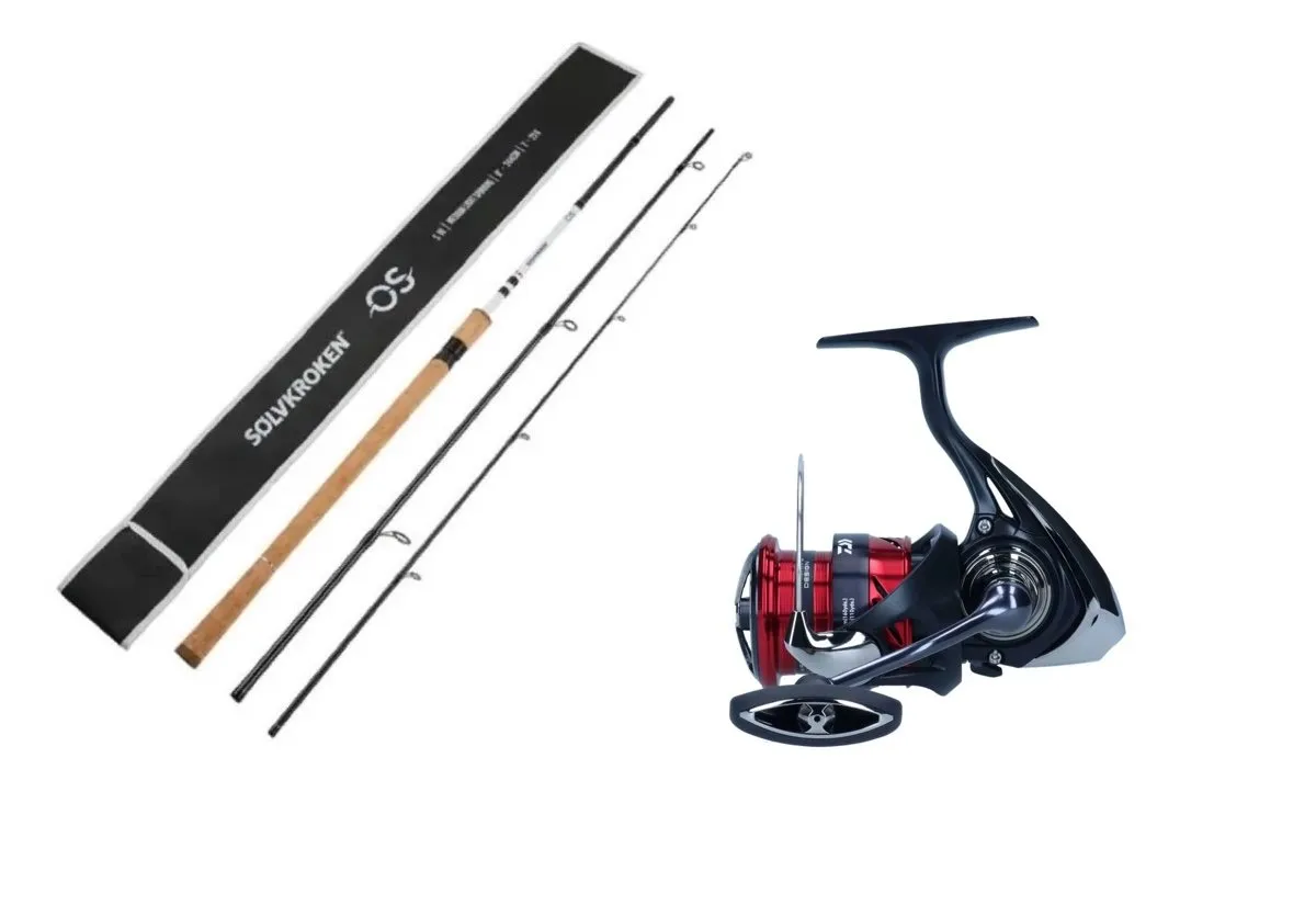 Sølvkroken SIII Os 244cm 7-22g/Daiwa Ninja Lt 2000