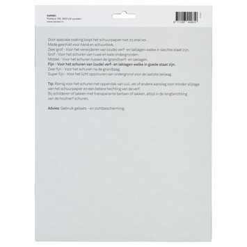 KARWEI schuurpapier lichte schuurklus fijn K180