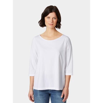 Damenshirt Halbarm, Weiß