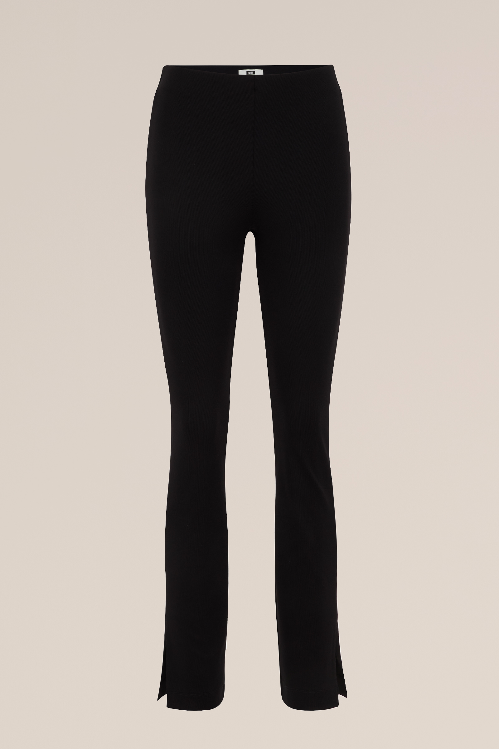 legging met structuur WE Fashion Zwart
