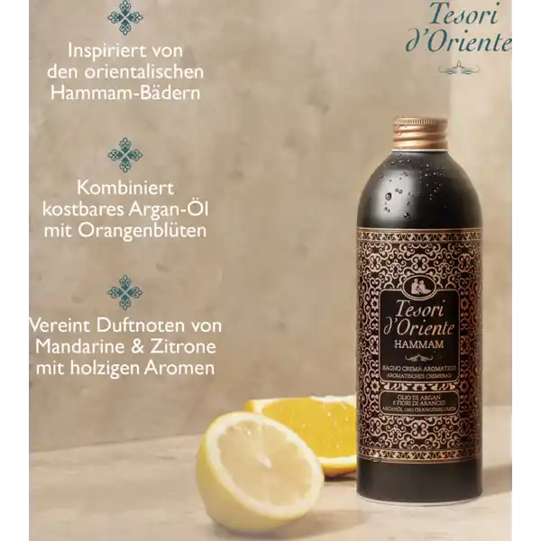 Aromatisches Cremebad Hammam Arganöl & Orangenblüte