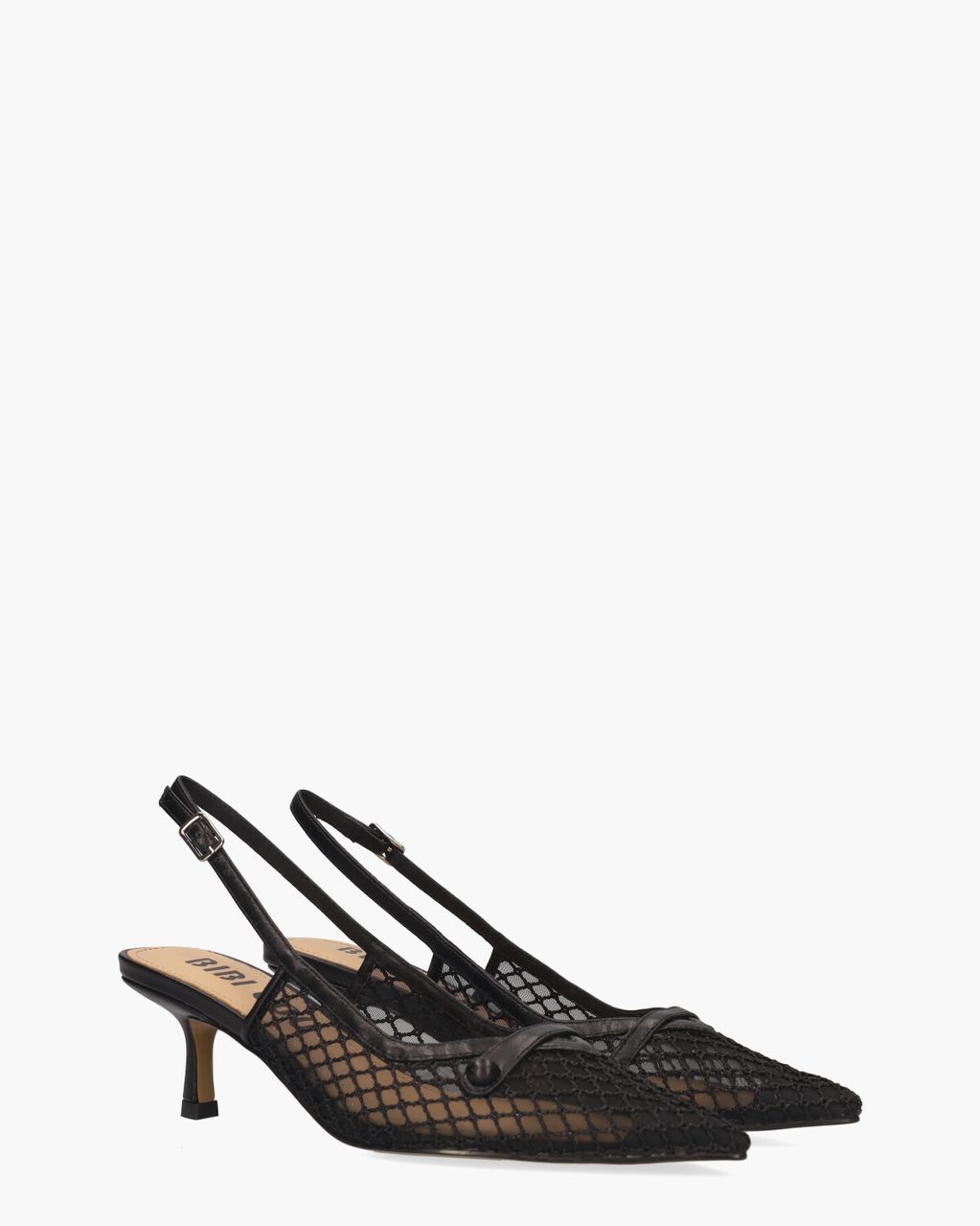 Bibi Lou Xaia Zwart Dames Slingbackpumps