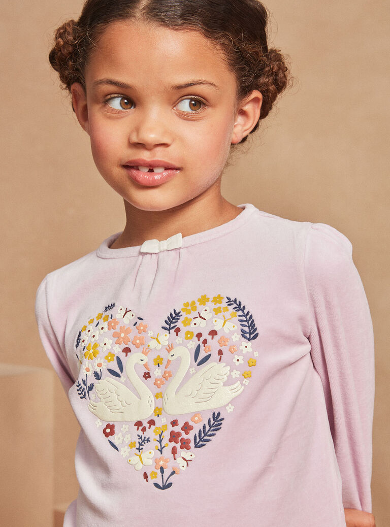 Pyjama lilas en jersey