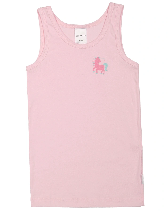 Unterhemd CLASSICS – PFERD 2er Pack in rosa/weiß