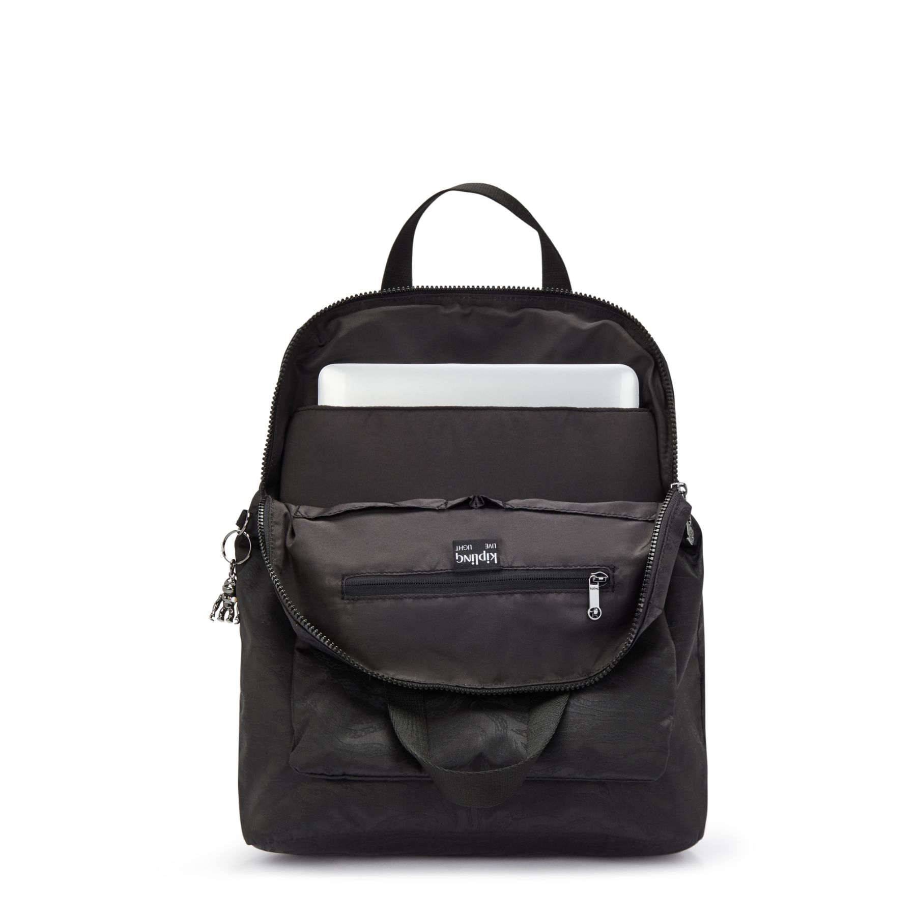 KAZUKI Sac à dos de taille moyenne avec poche pour ordinateur portable - Undersea Jacquard