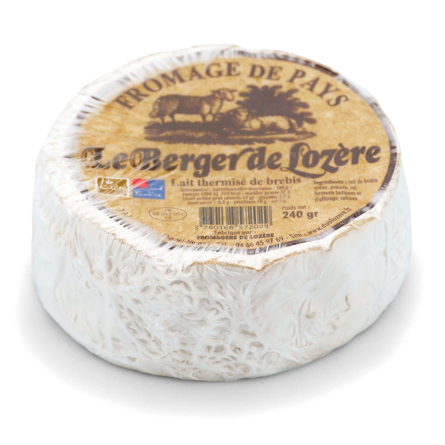 Le Berger de Lozère - fromage au lait de brebis
