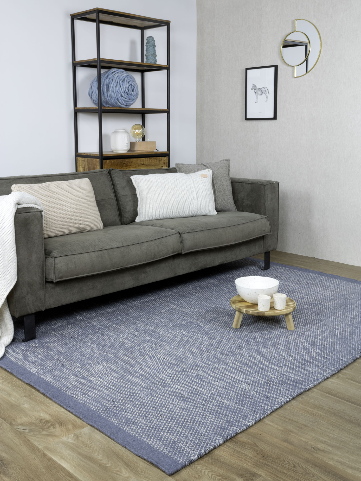 Vloerkleed Teppe Blue 200x300 cm