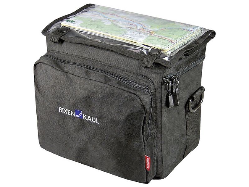 Klick-Fix Lenkertasche Daypack Box mit Adapterplatte, Schwa Lenkertasche mit stabilem Innenrahmen