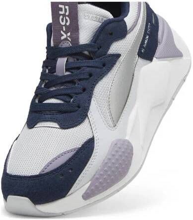 Puma RS-X Metallic sneakers lichtgrijs lila Jongens Meisjes Mesh Meerkleurig 35.5