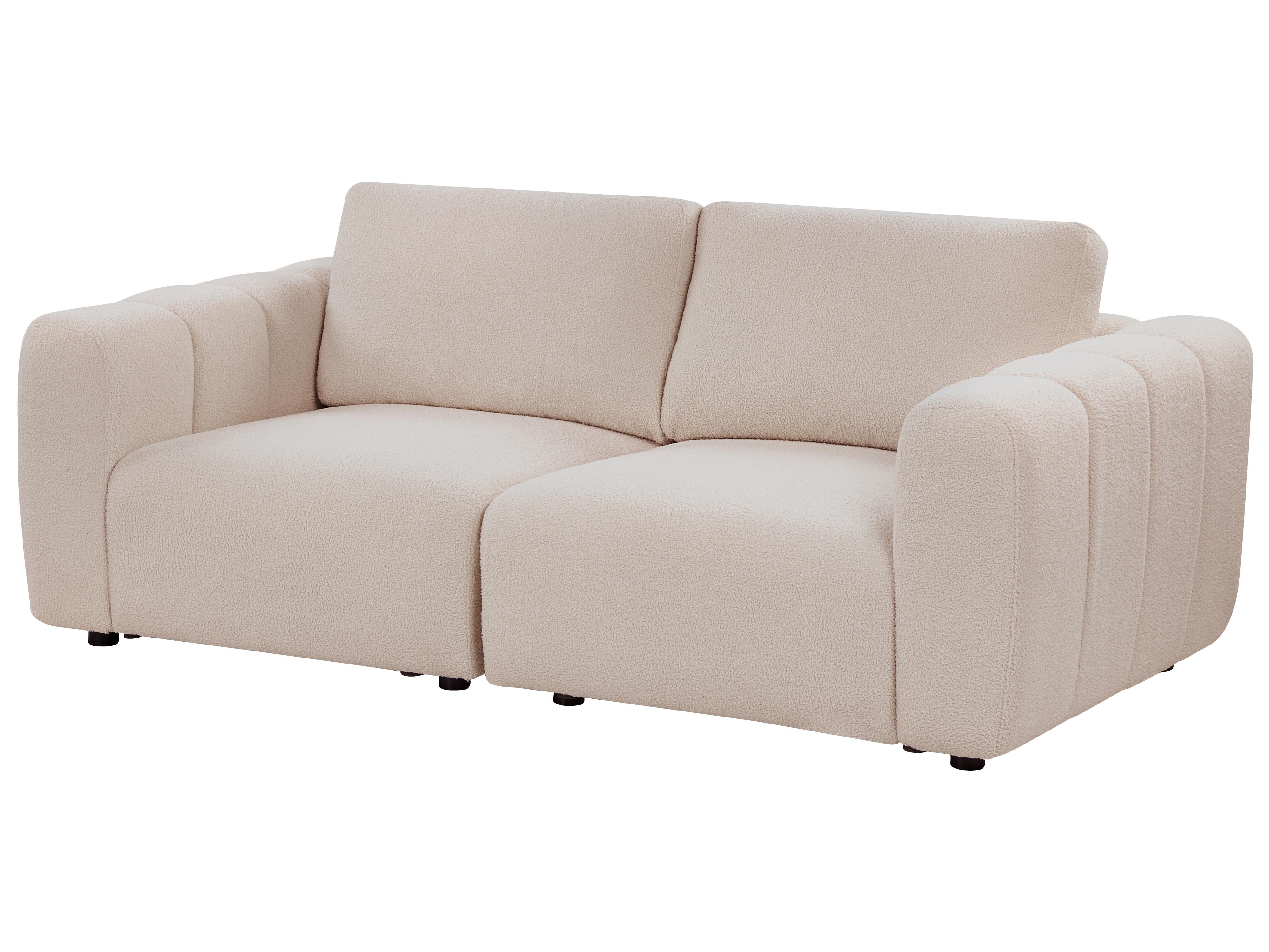 Modulaire bank 2-zits KIVVIK Bouclé Beige