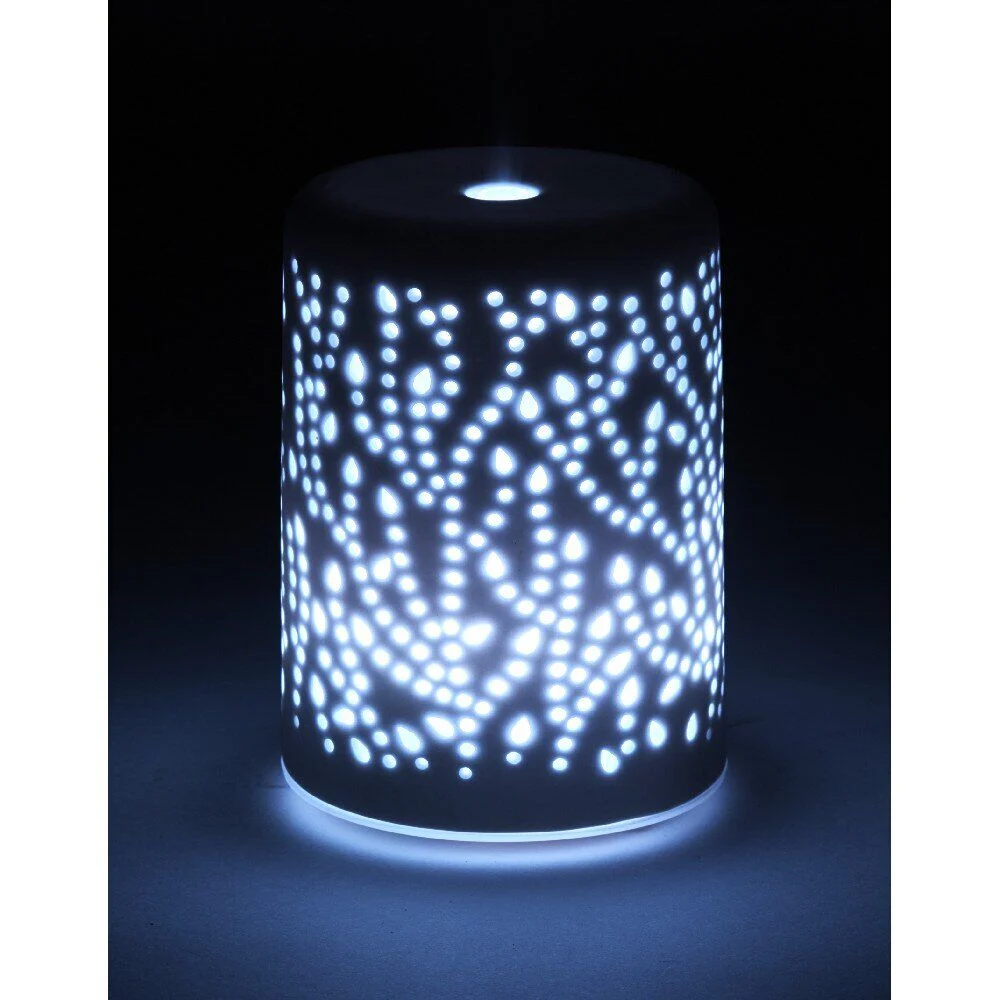 Coffret diffuseur huiles essentielles céramique blanc