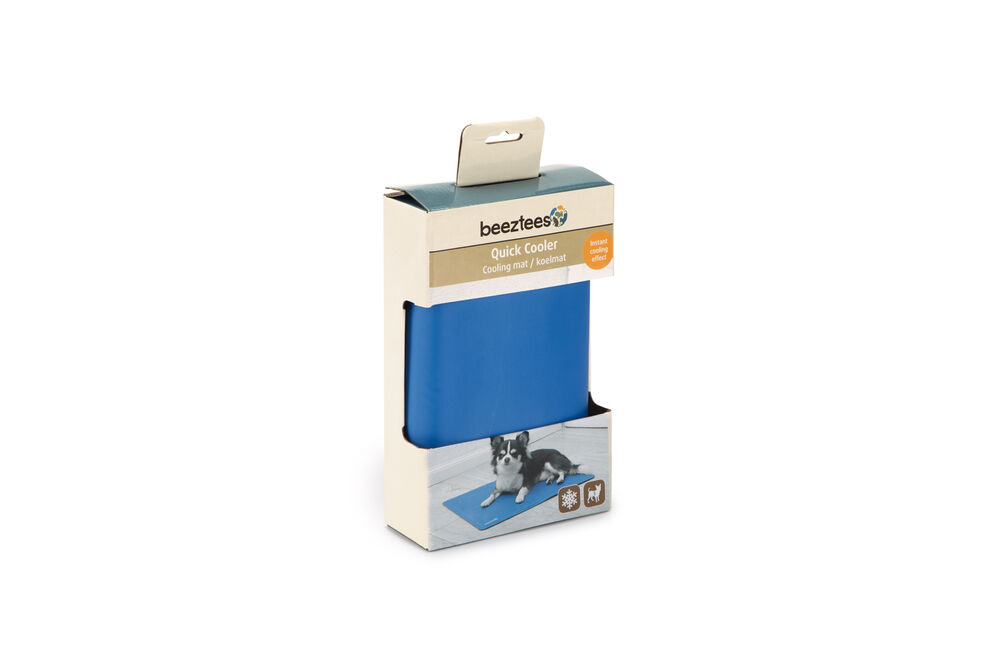 Beeztees Quick Cooler Izi - Koelmat hond - Blauw - S