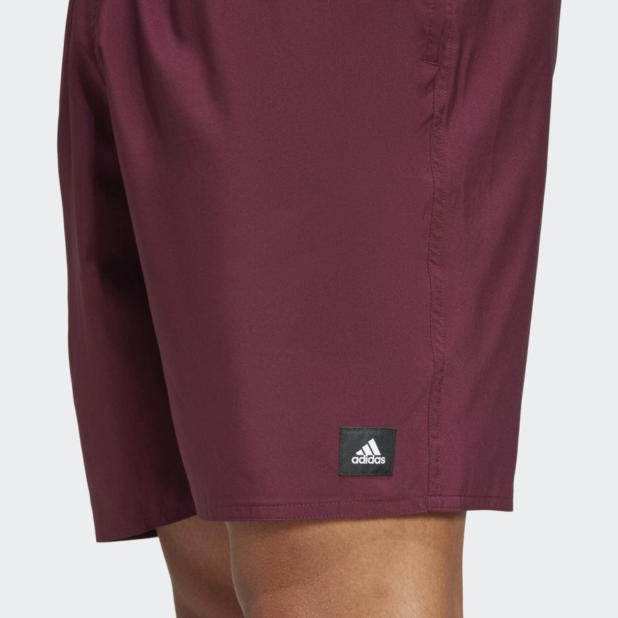 Adidas Short de bain uni de longueur classique CLX