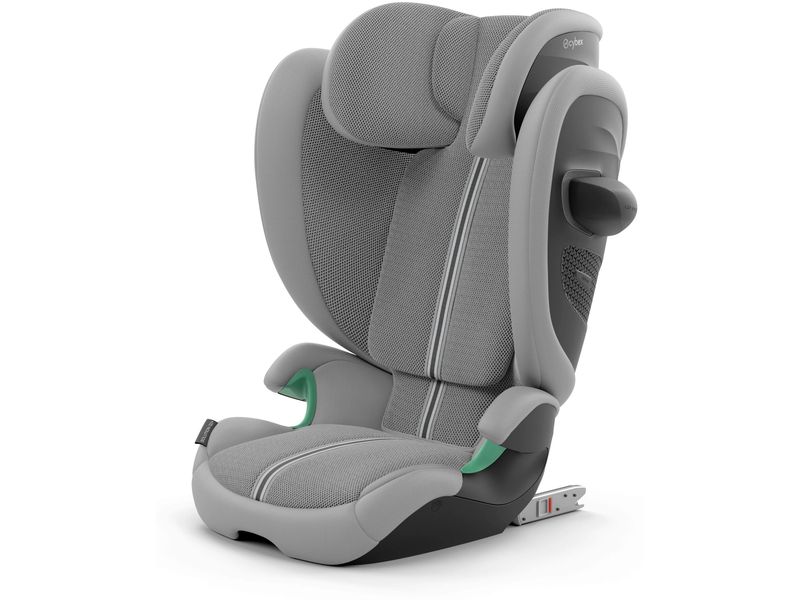 CYBEX Gold Kindersitz Solution G2 i-Fix Plus Stone Grey Autositz für Kinder von 3 bis 12 Jahre