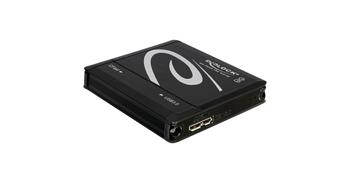 DeLOCKCardreader USB 3.0 > CFast kaartlezer  (Zwart)