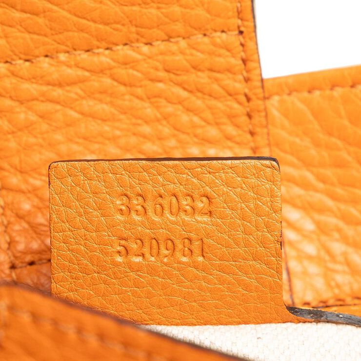 Gucci Vintage Gucci Bamboo Orange