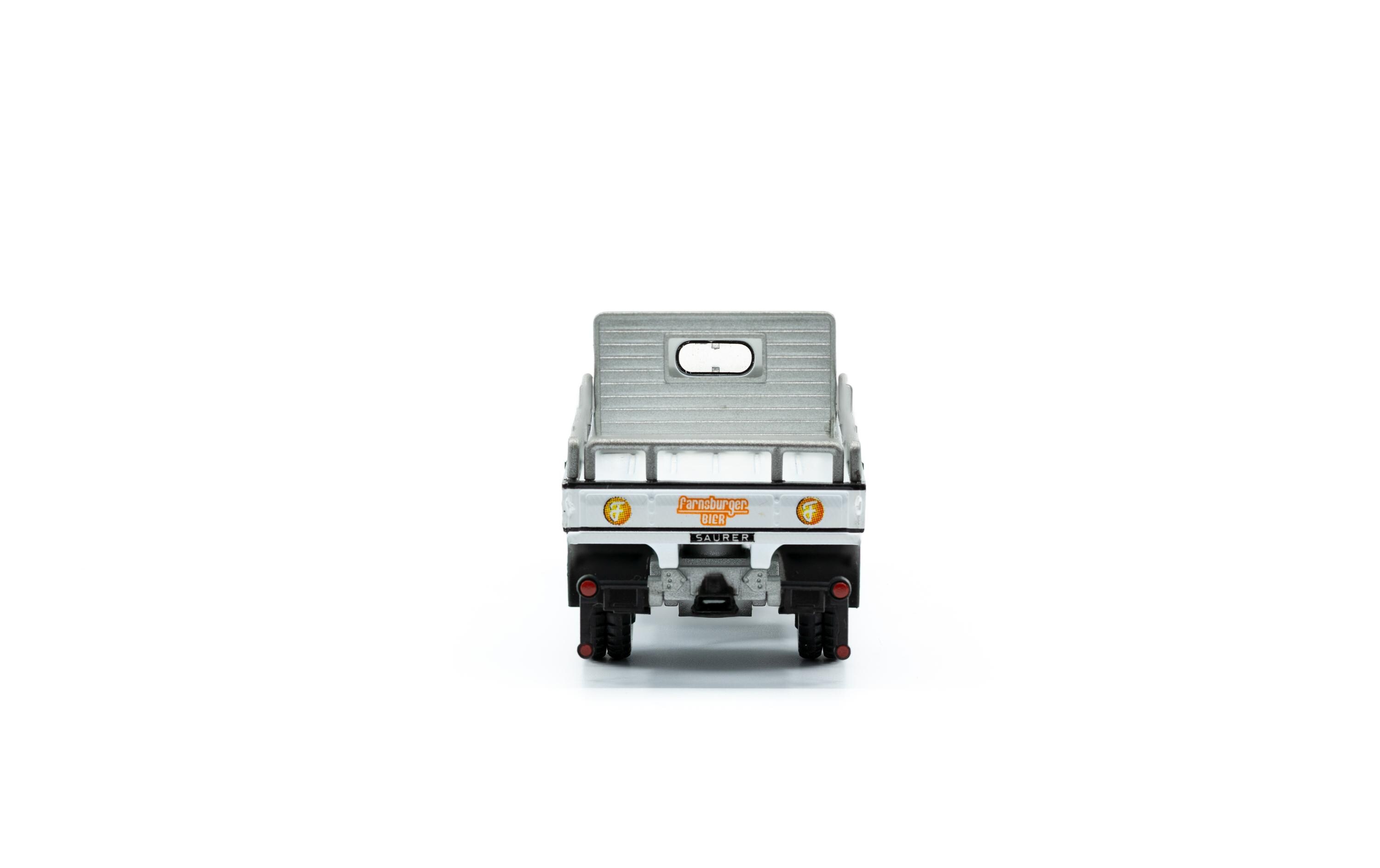 LKW Saurer S4C Pritsche Brauerei Farnsburger 1963 1:87H0 Lastwagen Sammlermodell