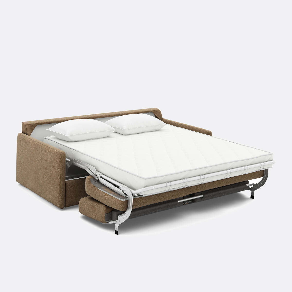 LA REDOUTE INTERIEURS<br>Sofá-cama com estrutura salpicada, espuma, Marta