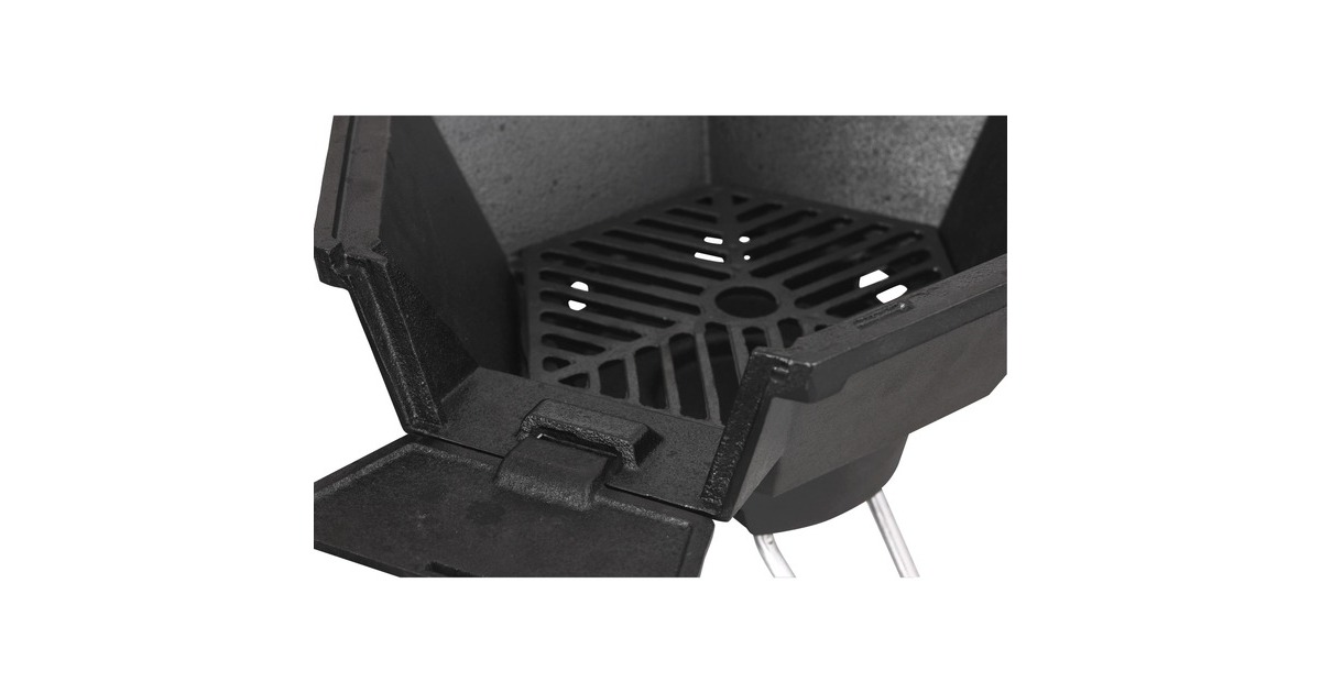 The WindmillKIBO Grill Model 3.0 houtskoolbarbecue  (Zwart)