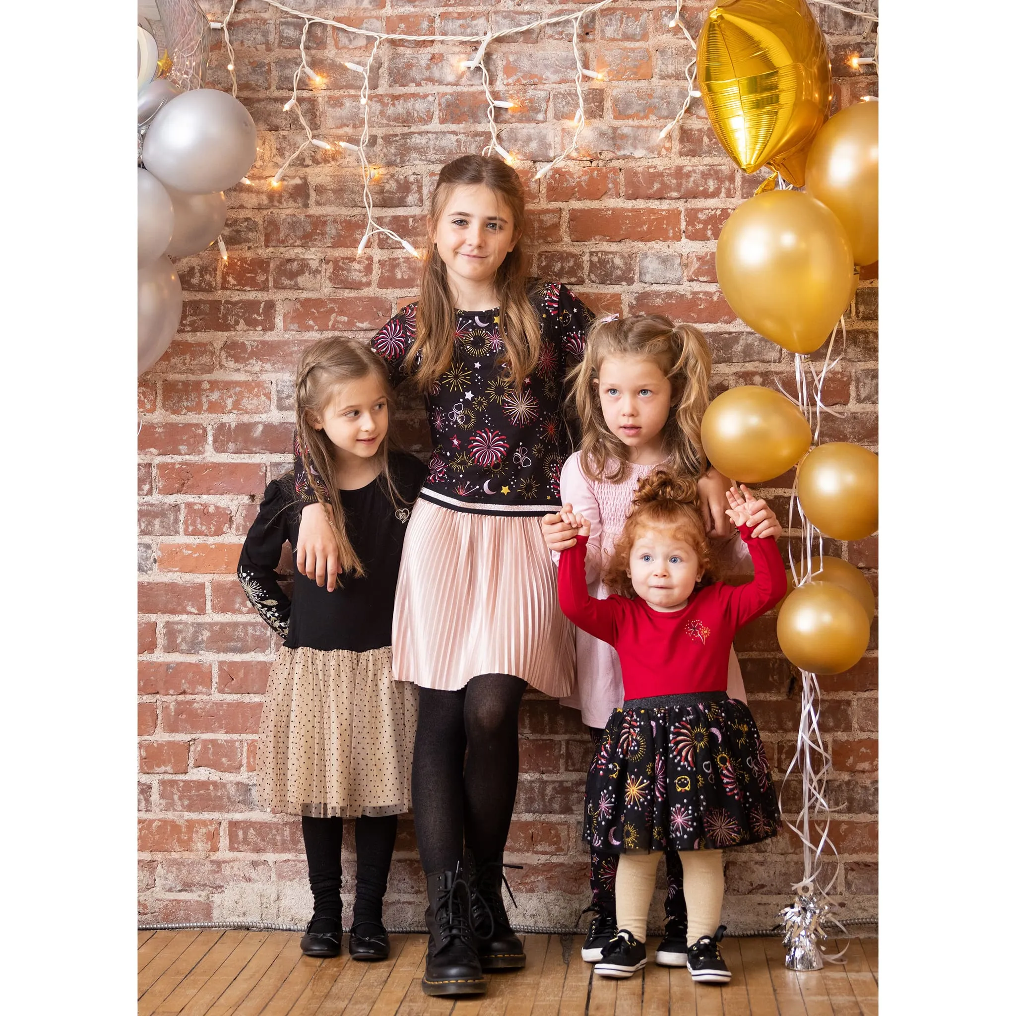 Nanö Robe Dorée Confetti 2-6ans