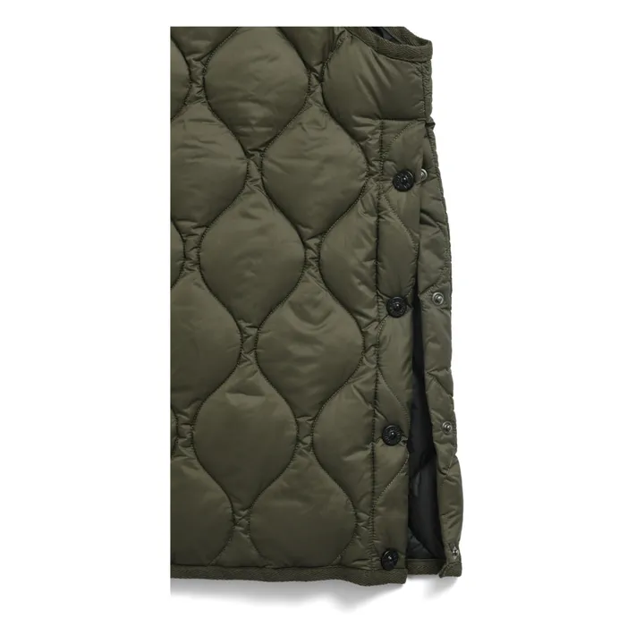 Taion Veste Sans Manches Matelassée Military Unisexe | Vert olive