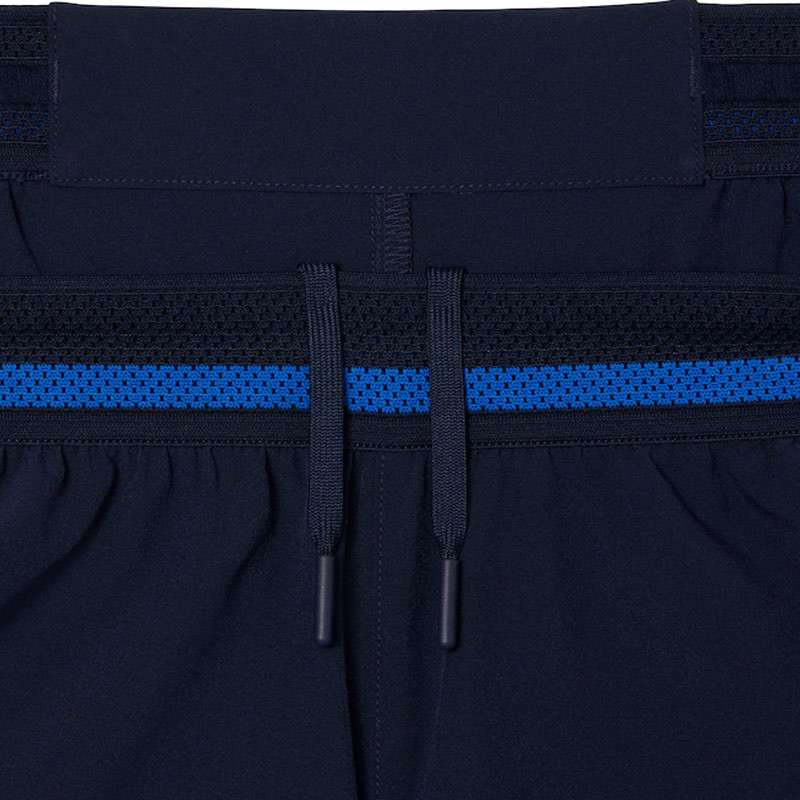Short de tennis Lacoste x Novak Djokovic bleu marine