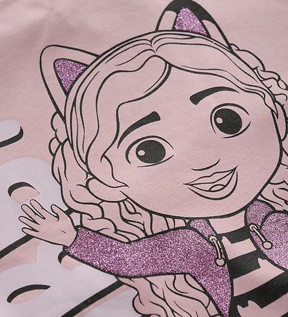 Minymo Sweatkleid - Dawn Pink m. Gabby's Dollhouse