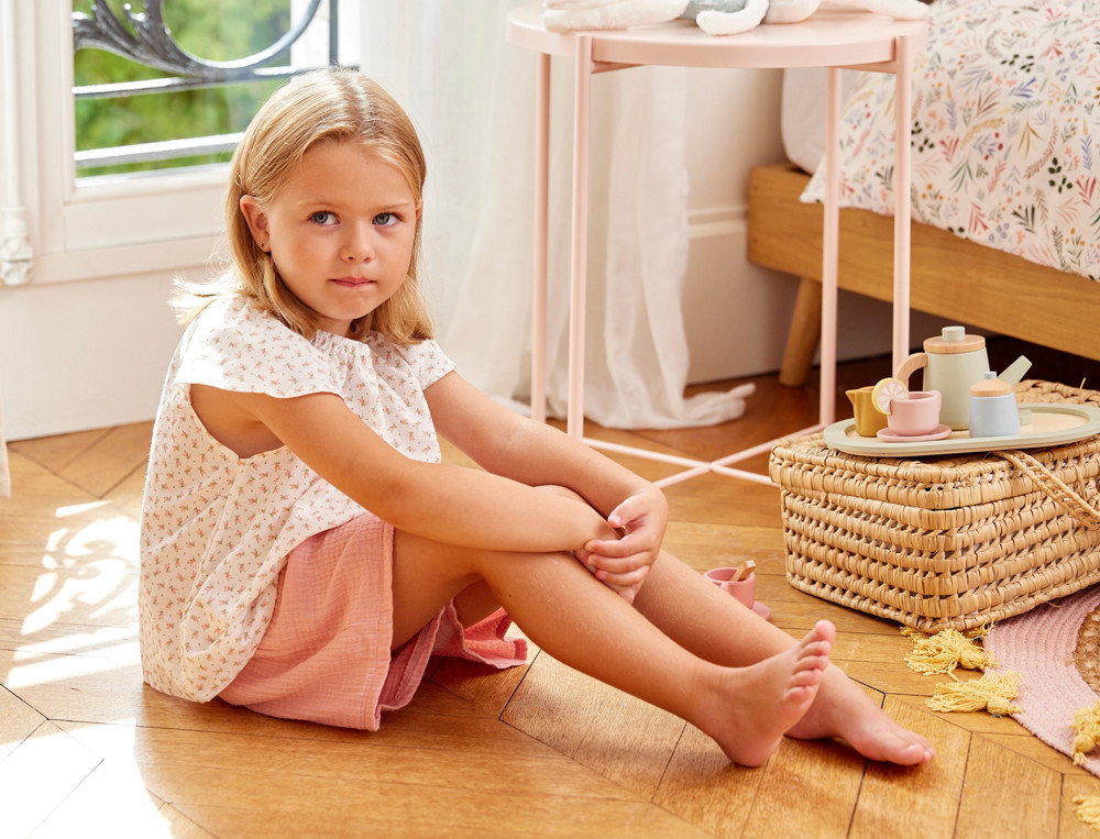 Pyjama short enfant-Poésie champêtre