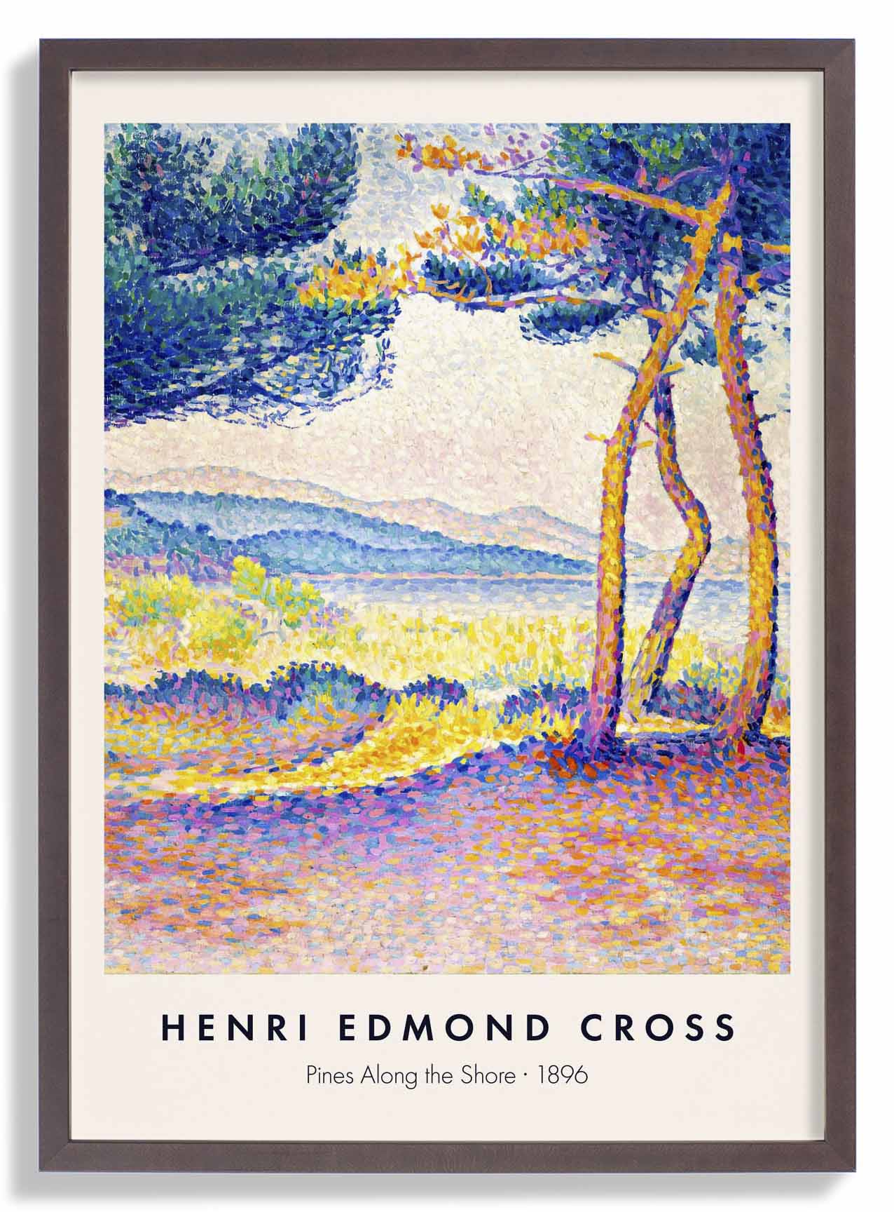 Kiefern am Ufer von Henri Edmond Cross