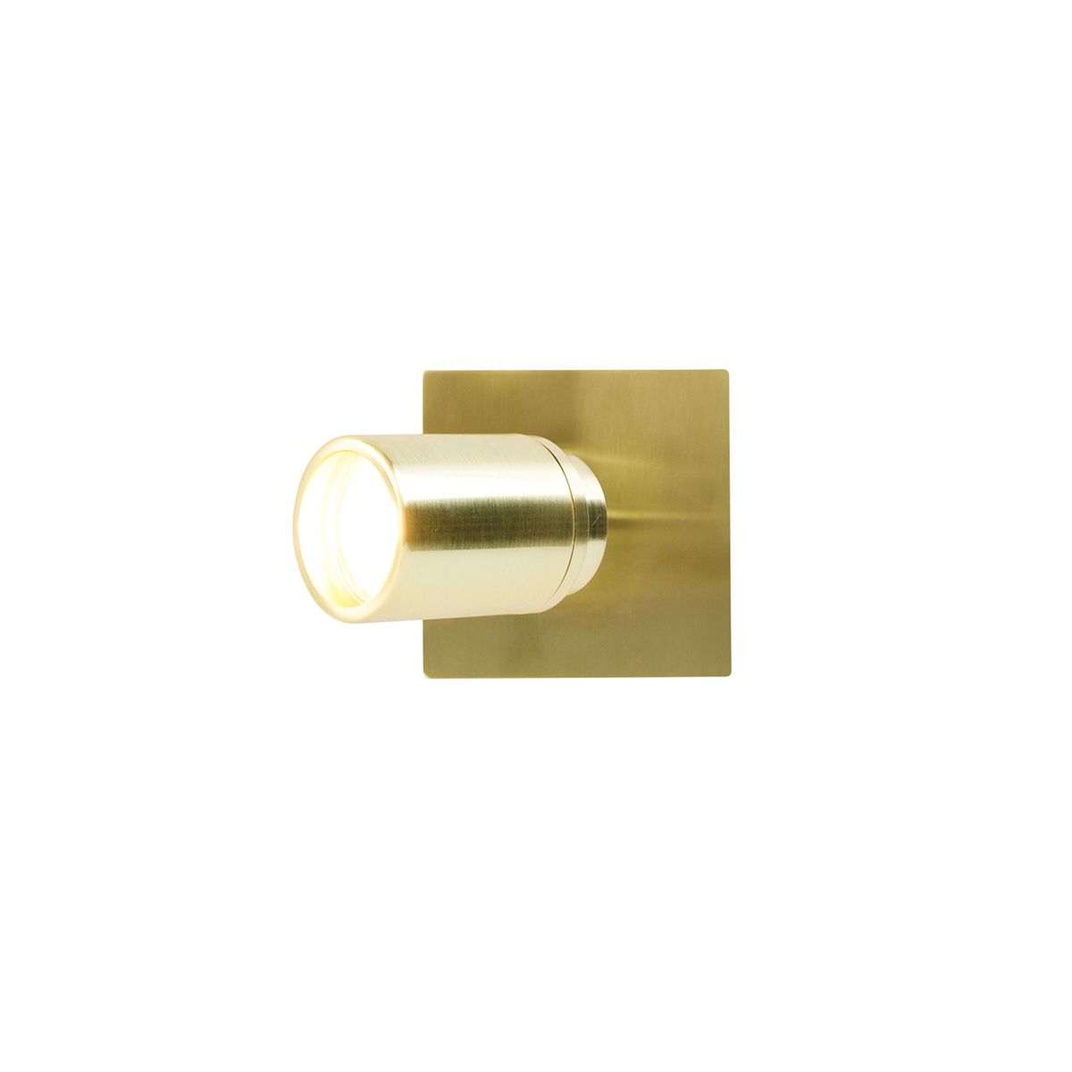 Moderne badkamer spot messing vierkant IP44 - Ducha