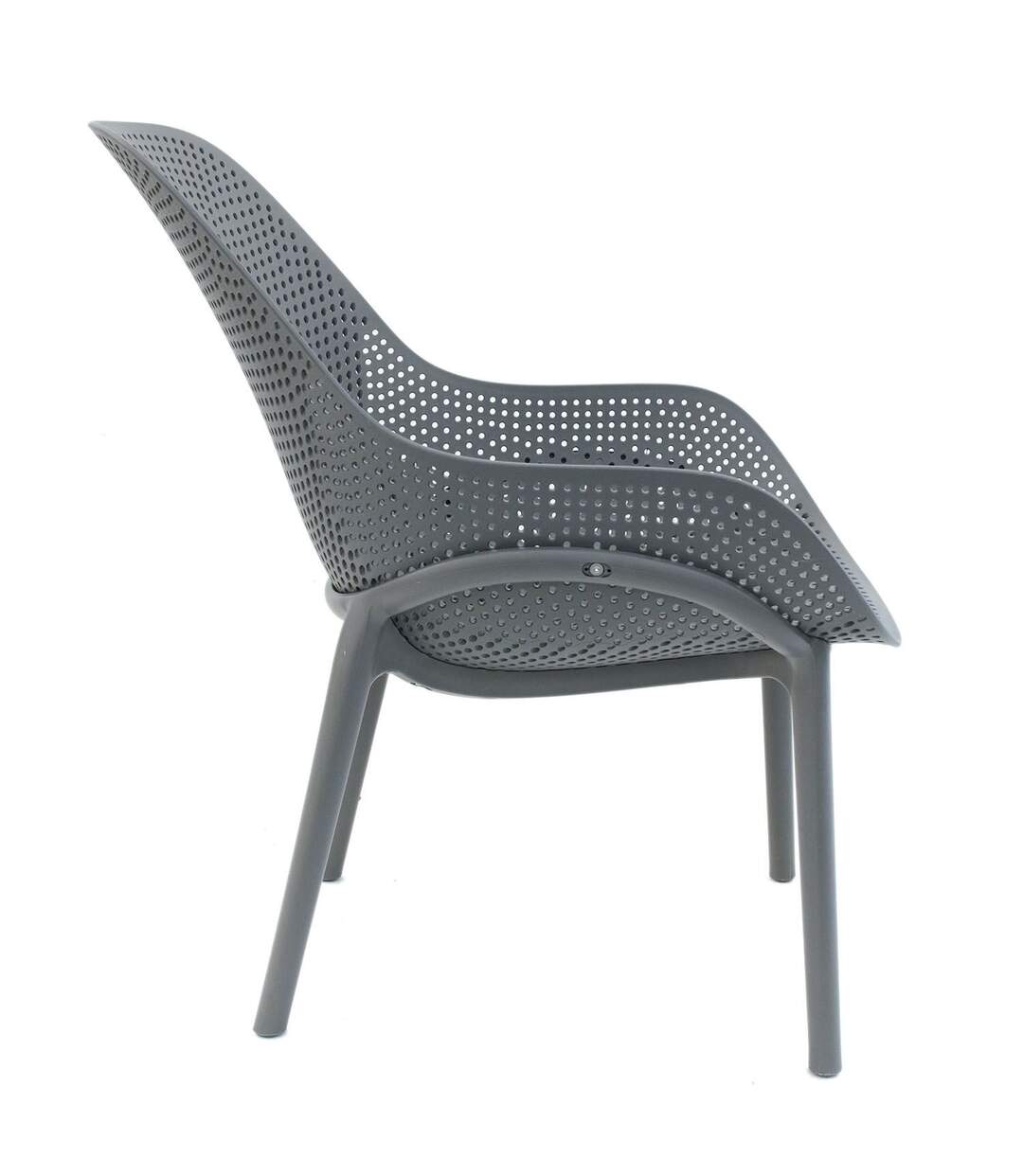 Fauteuil pour table de jardin design Malibu - Gris