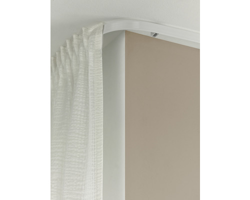 Flexline gordijnrail, wit, 350 cm