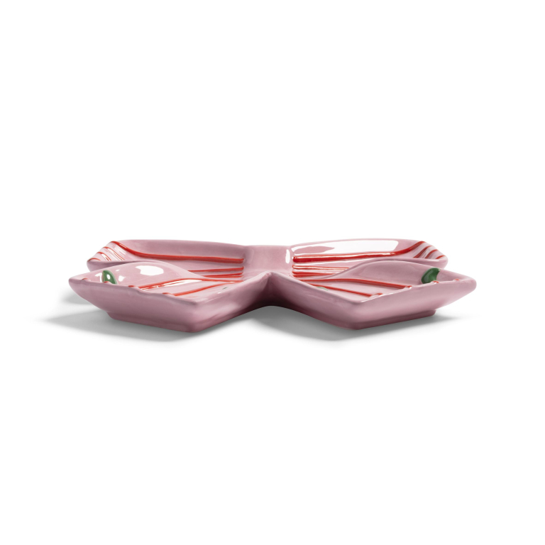 &klevering Ribbon serveerschaal Pink