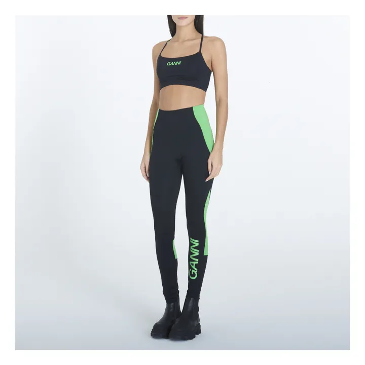Ganni Legging Ultra Active Taille Haute Matières Recyclées | Noir