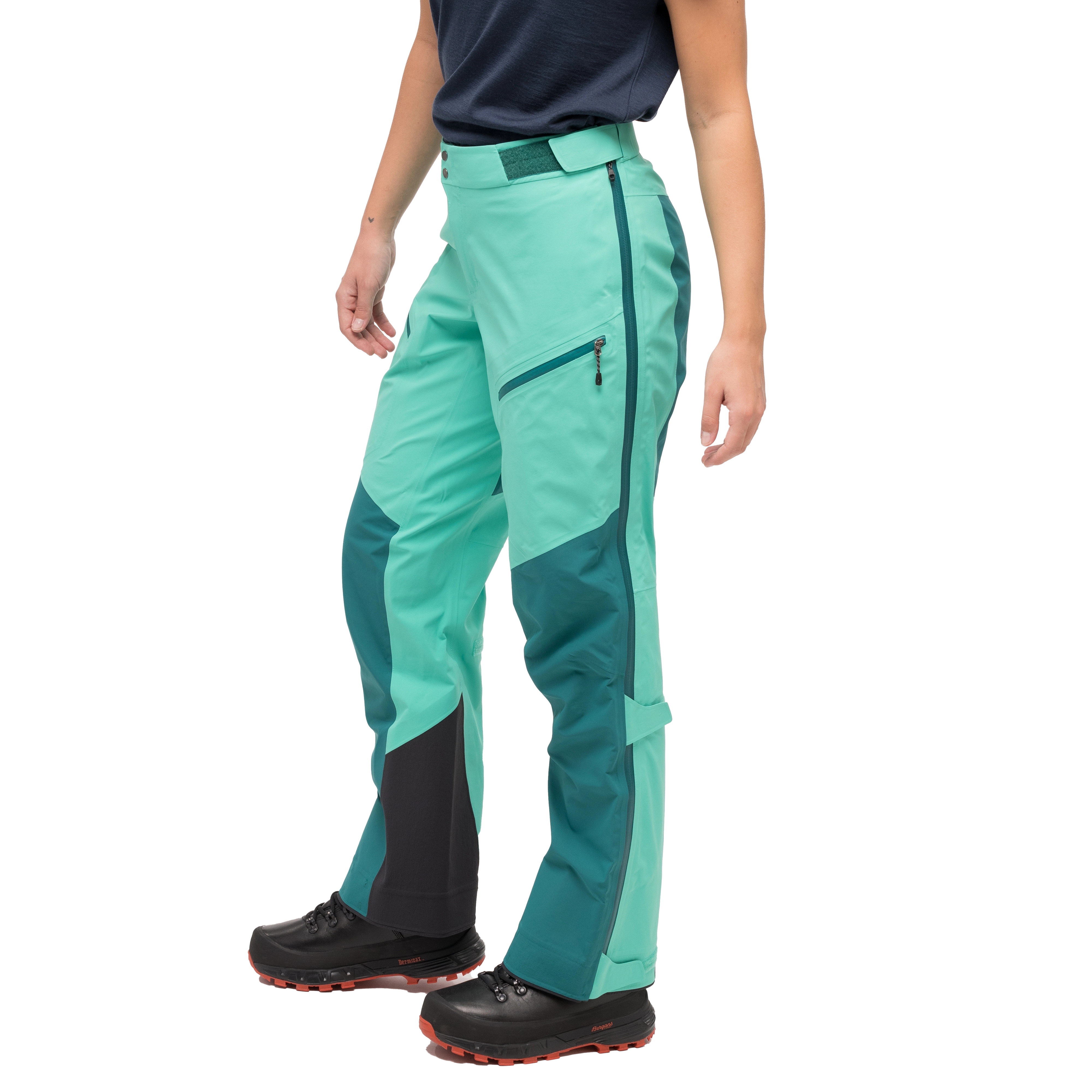 Tind 3L Shell Pants Women Light Malachite Green / Malachite Green