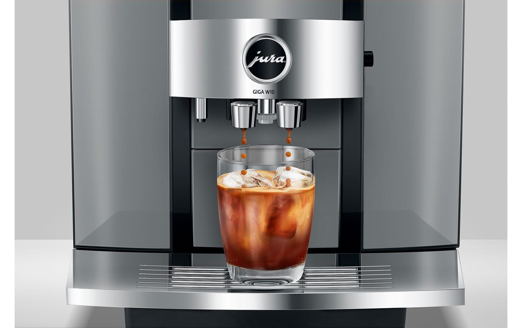 Kaffeevollautomat Giga W10 Diamond Silver<br>Zweitassen-Vollautomat mit Cold Brew auf Knopfdruck