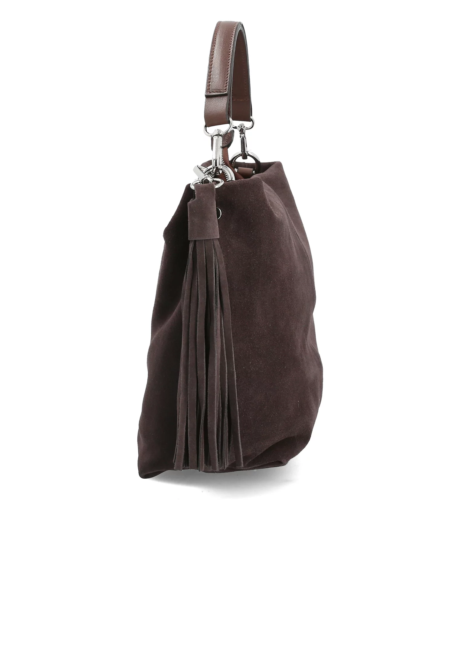 BESACE TASSEL SISKIYOU VELOURS MARRON